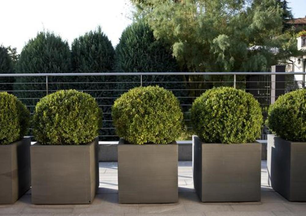 Pot en cube coloré 2