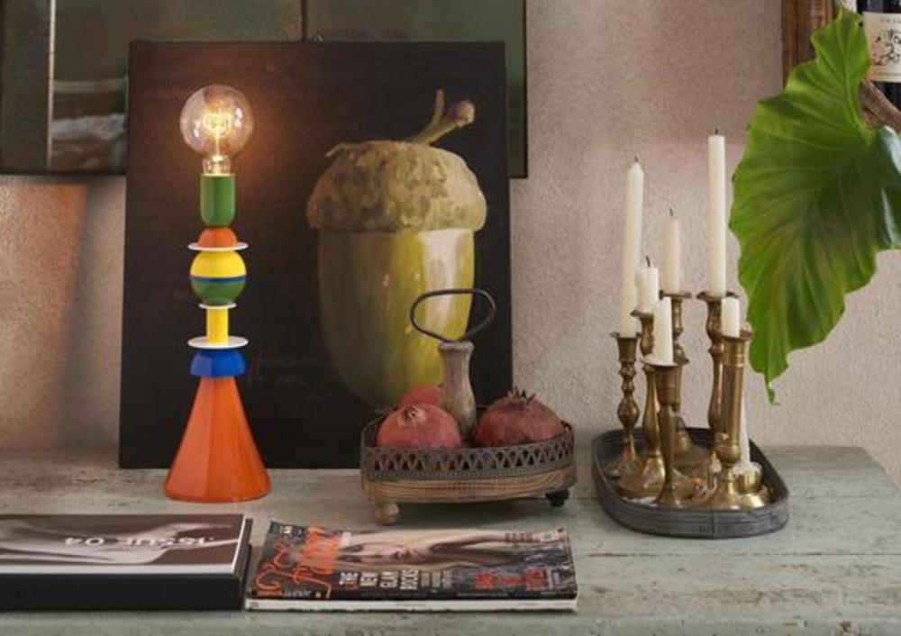 Luminaire en forme de chandelier moderne et coloré