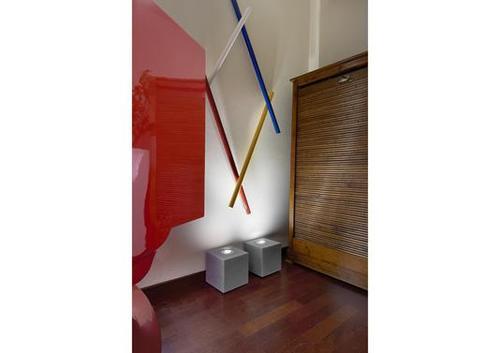 Eclairage cubique à poser au sol