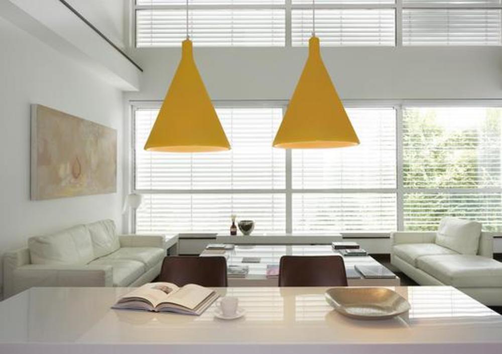 Suspension conique moderne aux couleurs vives 1