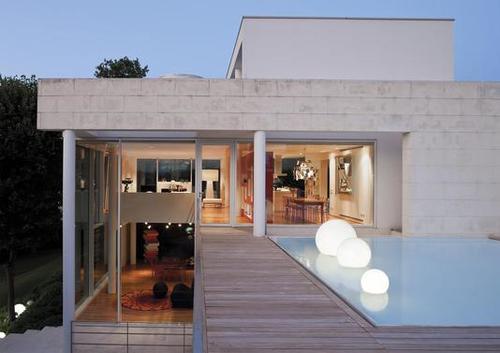 Lampe flottante ronde 40 cm