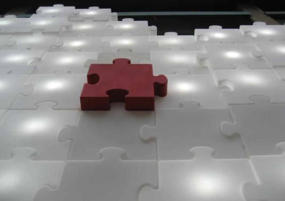 Pièce de puzzle lumineuse 3