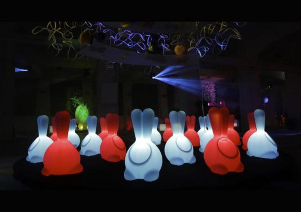 Lapin lumineux stylisé 3