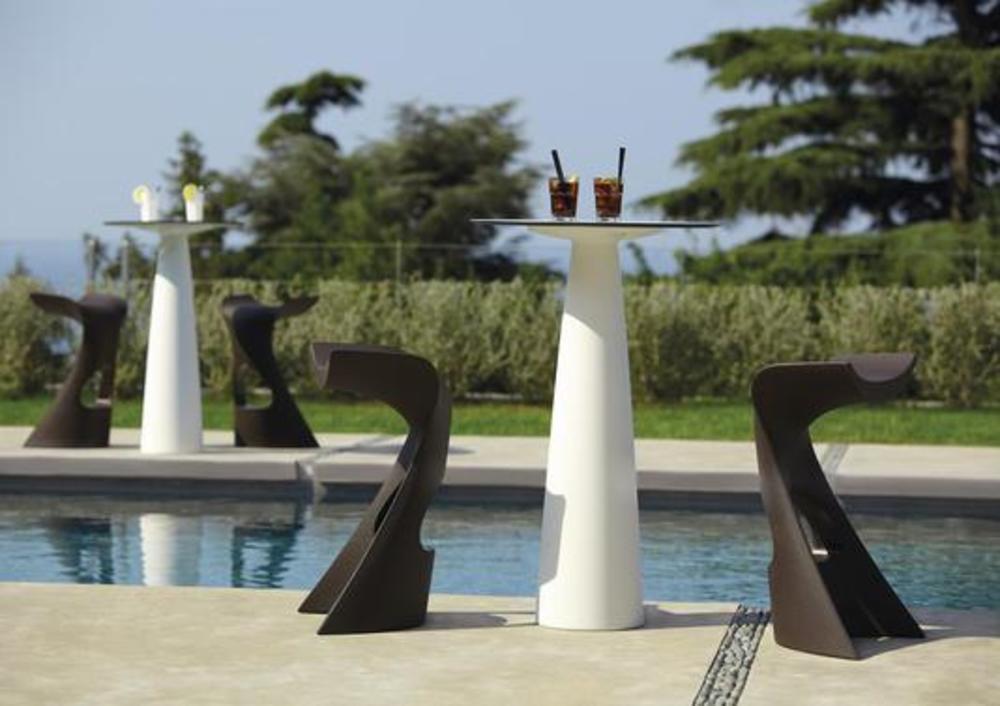 Tabouret de bar profilé et coloré 2