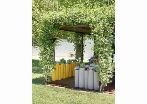 Ensemble de pots en forme de bambou