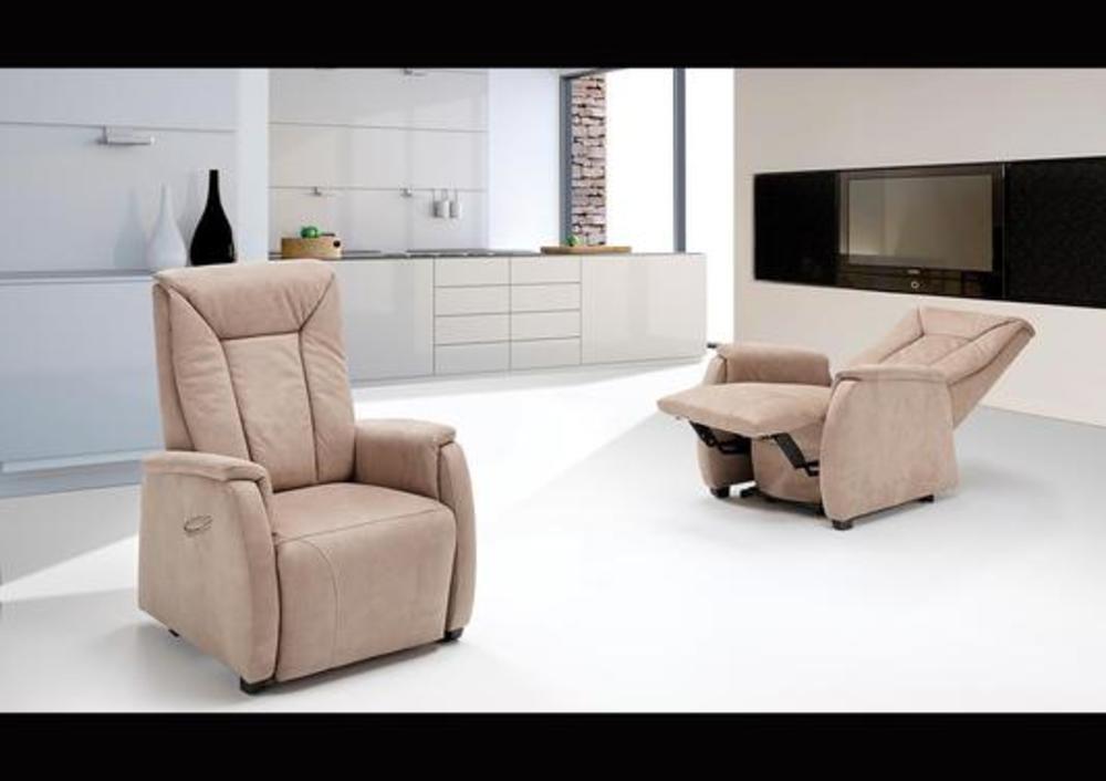 Fauteuil beige relax électrique 1 moteur