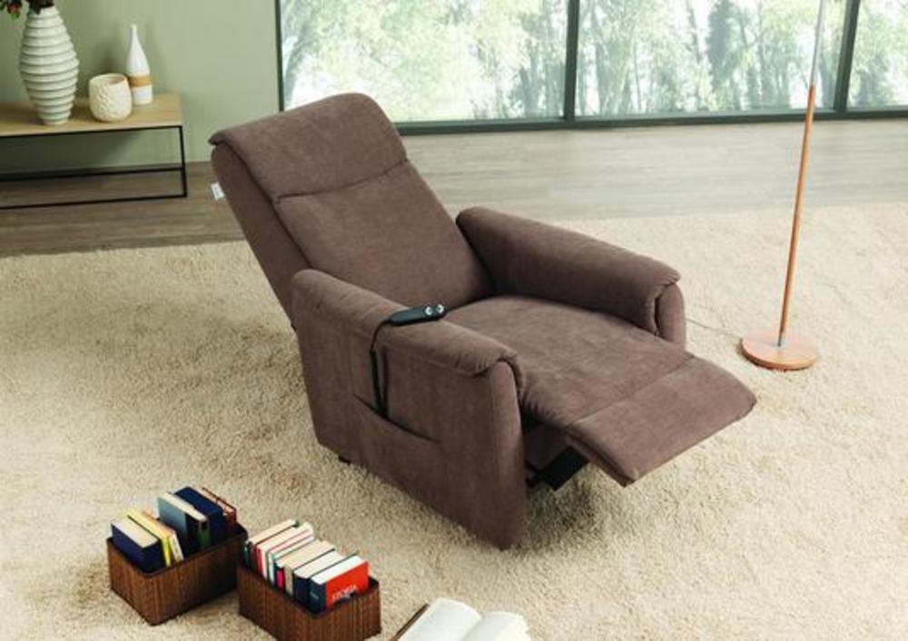 Fauteuil marron avec 1 relax électrique 2