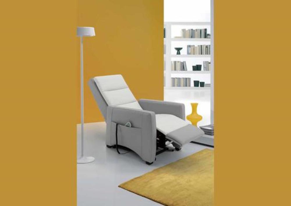 Fauteuil bicolore à relax électrique 2