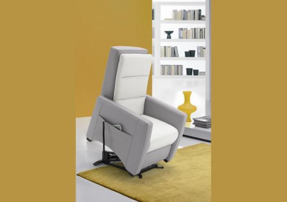 Fauteuil bicolore à relax électrique 3