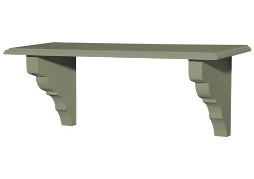 Etagère en pin massif verte