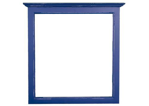 Miroir en pin massif avec moulure