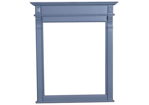 Miroir en pin massif avec moulures