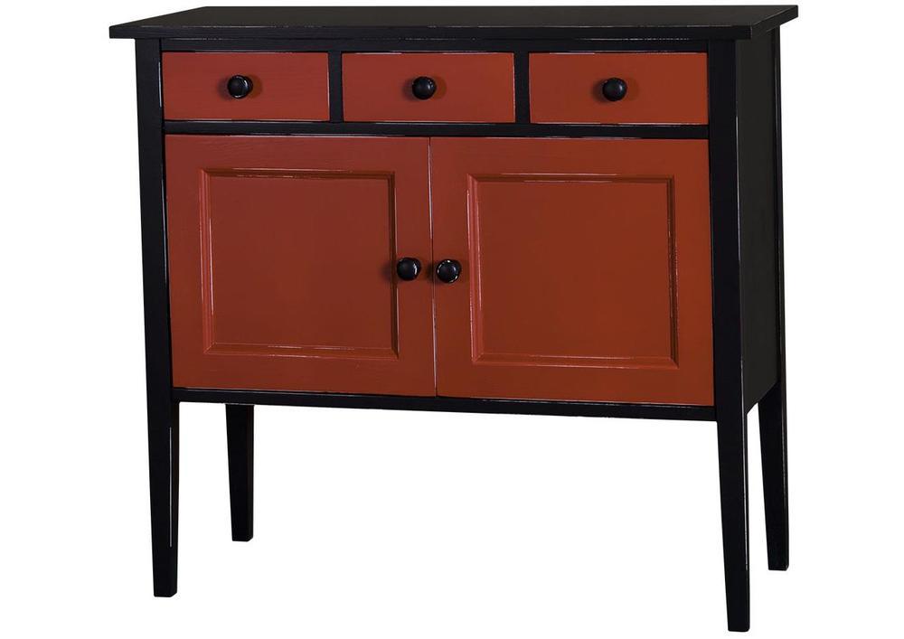 Meuble d'entrée en pin massif avec 3 tiroirs 2