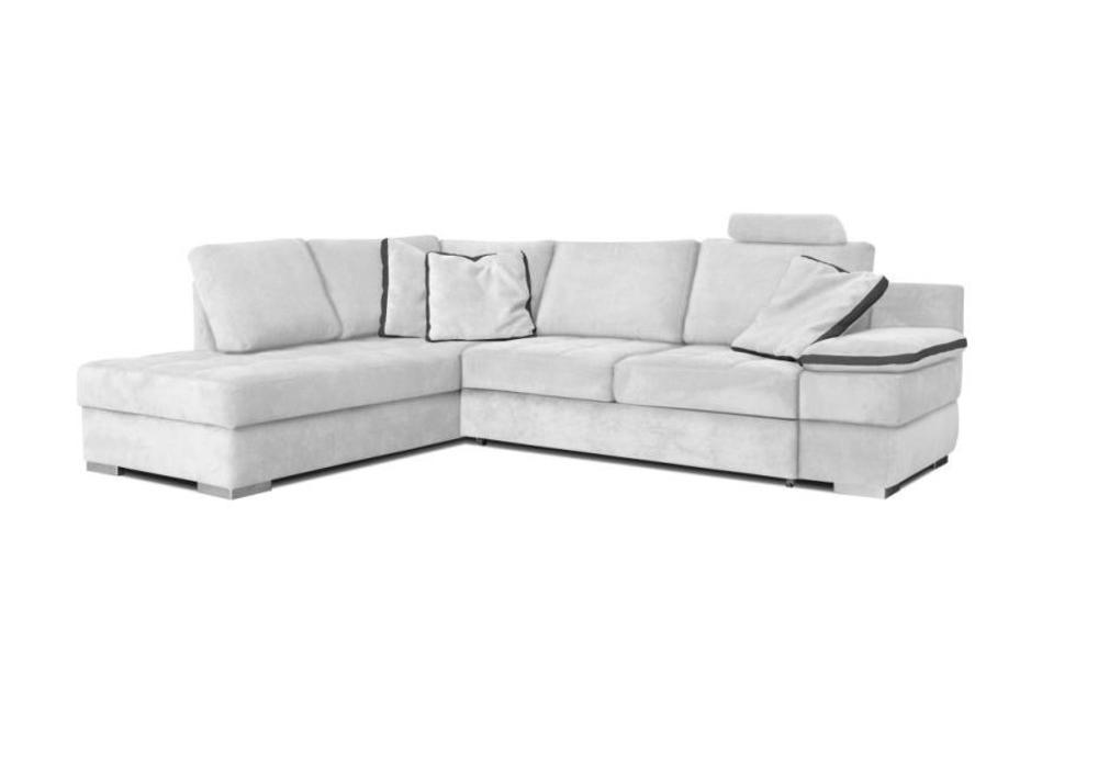 Cabriolet original en tissus gris formes arrondis 3