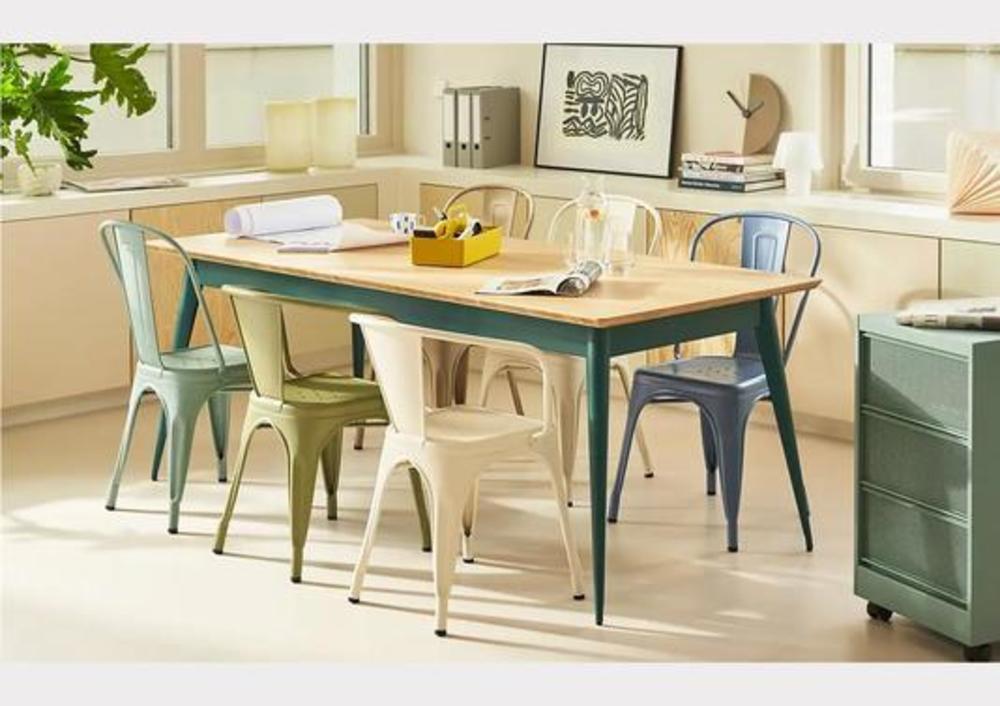 Véritable chaise TOLIX de style industriel 4