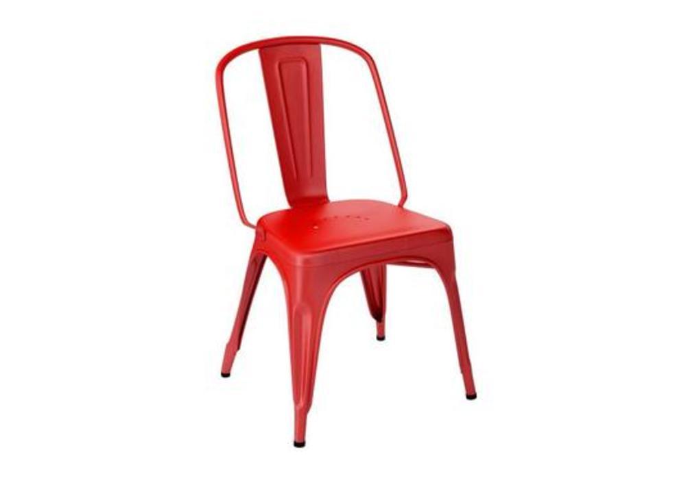 Véritable chaise industrielle TOLIX avec large assise  2