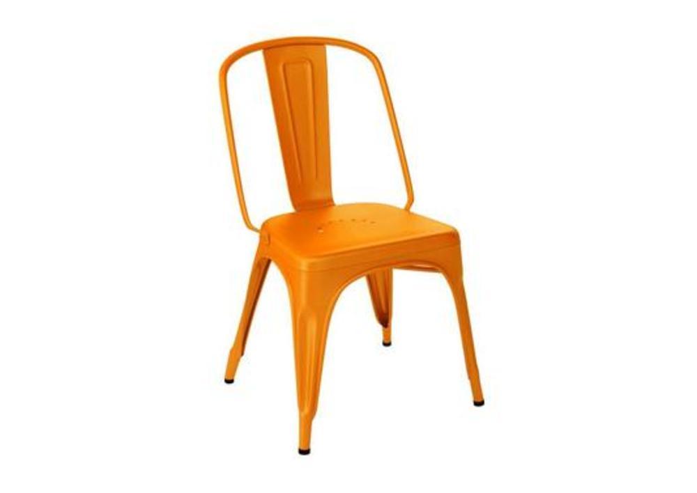 Véritable chaise industrielle TOLIX avec large assise  3