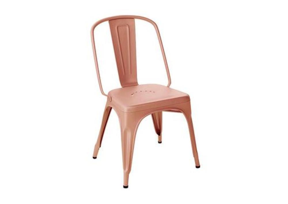 Véritable chaise industrielle TOLIX avec large assise  4