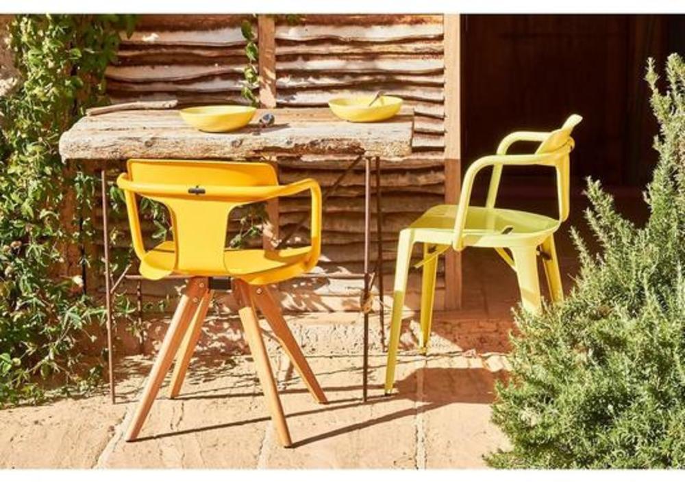 Authentique chaise TOLIX avec accoudoirs  4