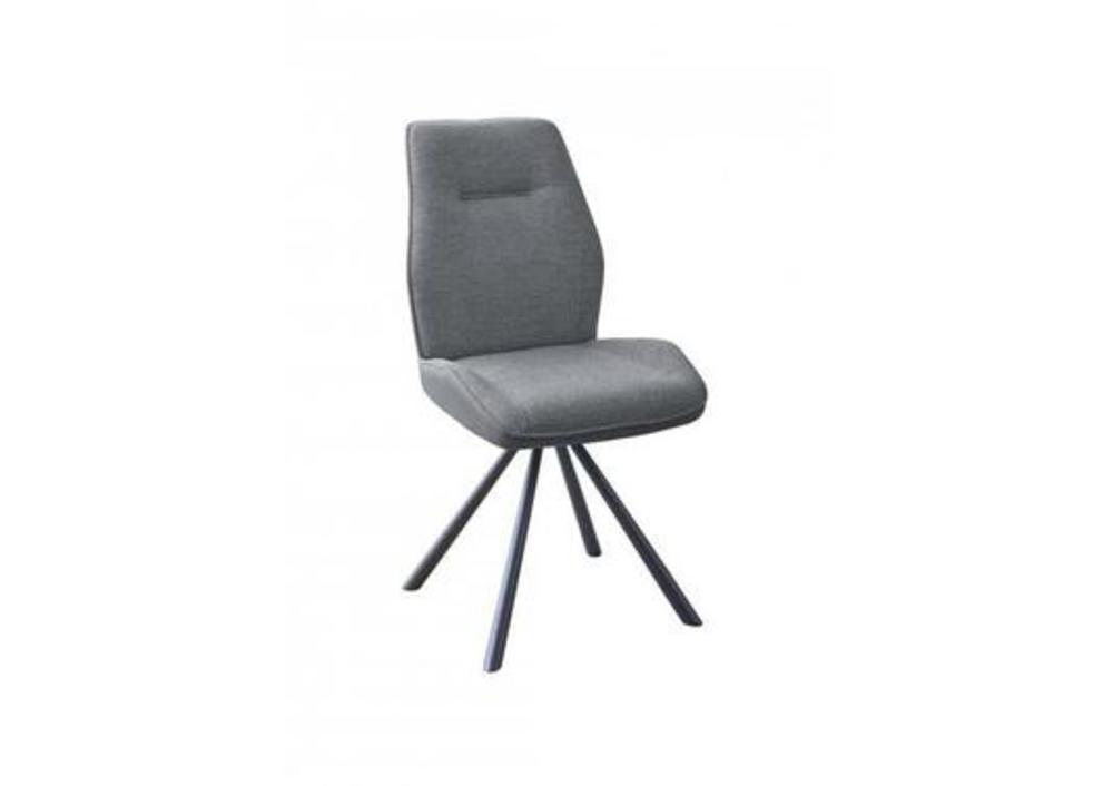 Chaise en tissus confortables au pieds métal 2