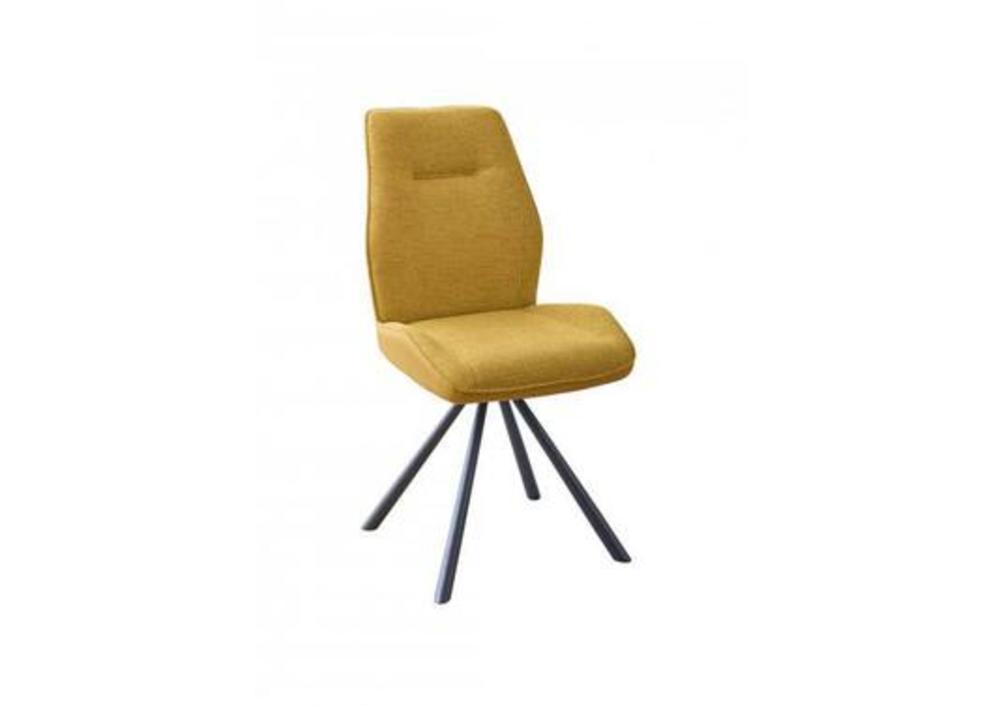 Chaise en tissus confortables au pieds métal 3