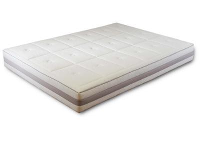 Matelas polyuréthane HR45kg/m3 décor damier
