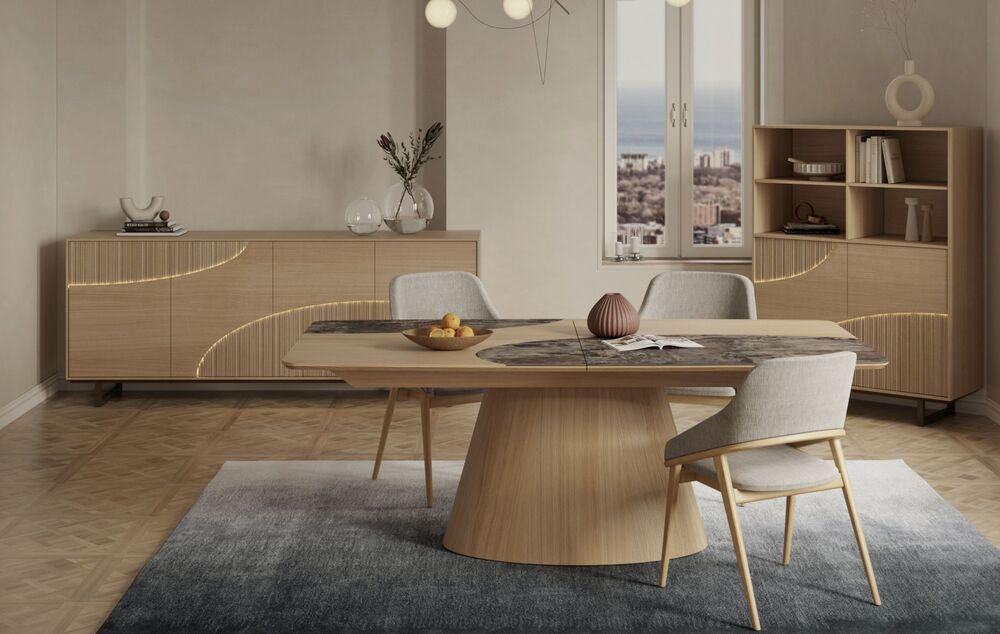 Enfilade 4 portes design avec éclairage 2