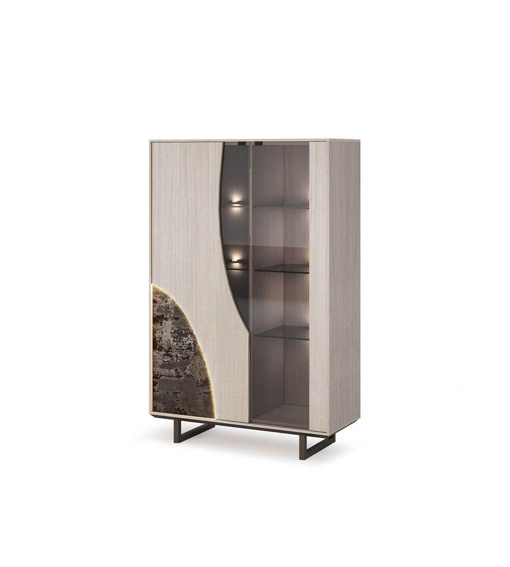 Vitrine design 2 portes personnalisable  3