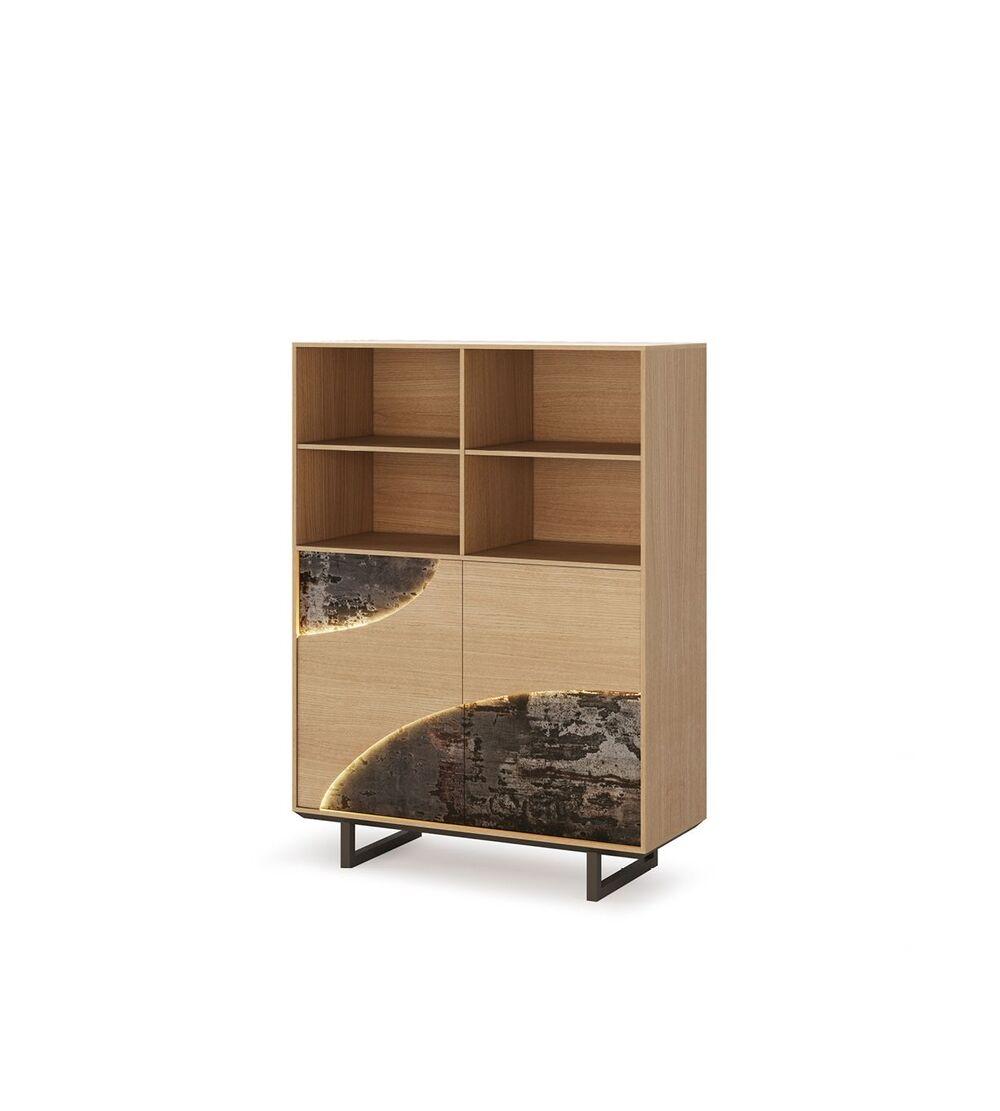 Vitrine basse 2 portes 2