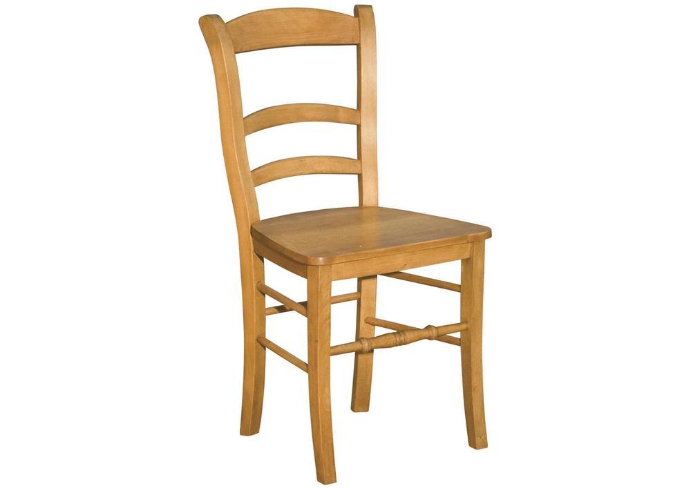 Chaise en hêtre ton naturel assise bois