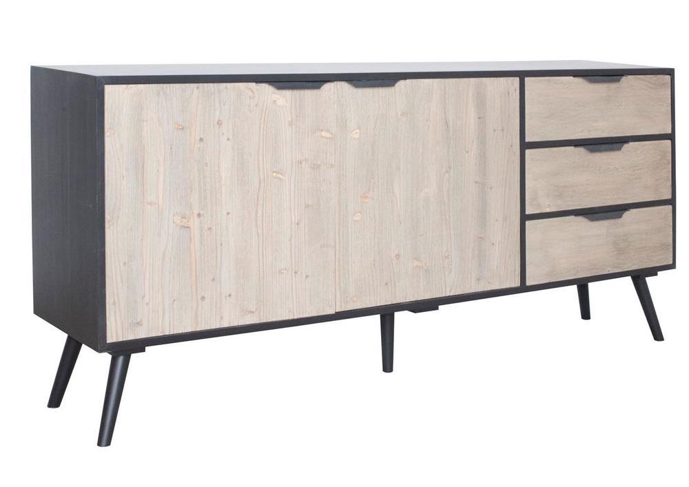Enfilade style scandinave 2 portes 3 tiroirs