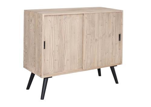 Joli meuble 2 portes coulissantes style scandinave