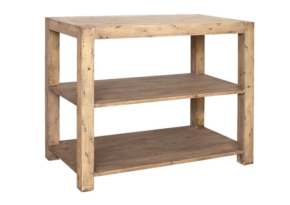 Petite étagère en bois massif 3 plateaux