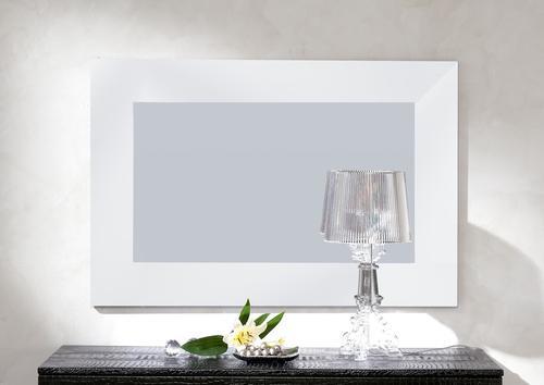 Miroir rectangulaire laqué blanc