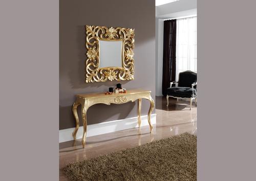 Console doré antique style baroque