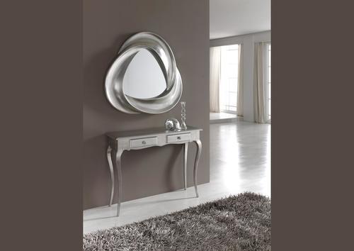 Miroir argenté contemporain