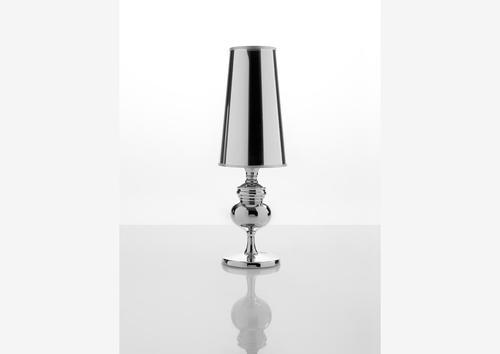 Lampe moderne toute chromé