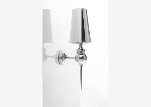 Lampe murale moderne chromé style baroque