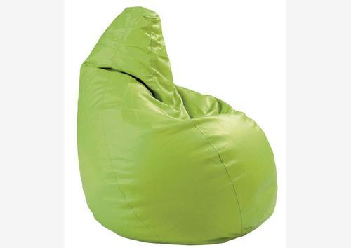 Pouf original en pvc vert pistache
