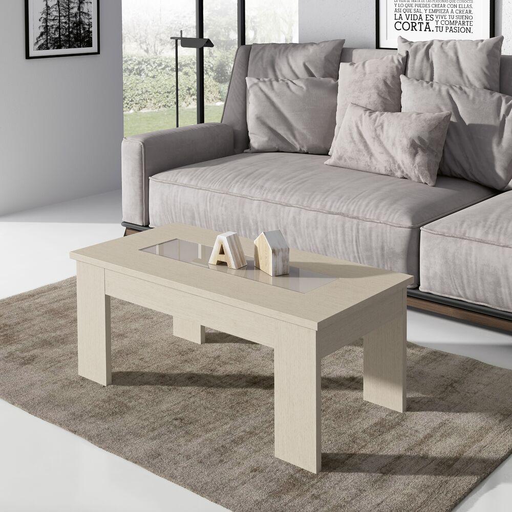 Table basse plateau relevable esthétique classique