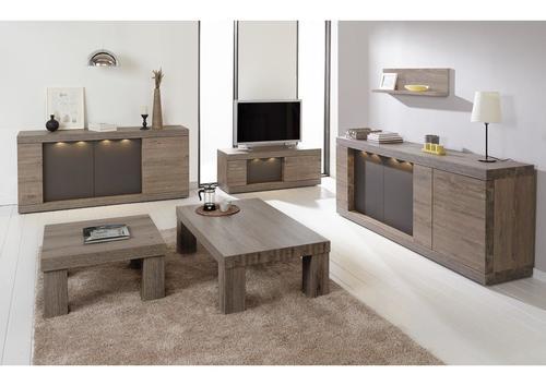 Table basse contemporaine pieds larges