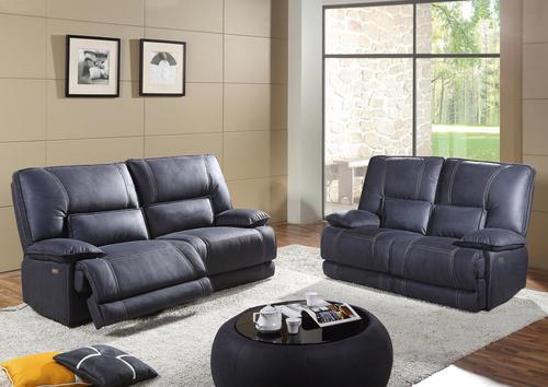 Canapé 2,5 places microfibre avec relax électriques
