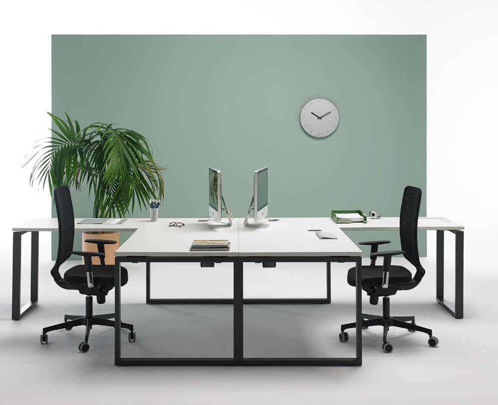Bureau d'angle modulable avec pied en U