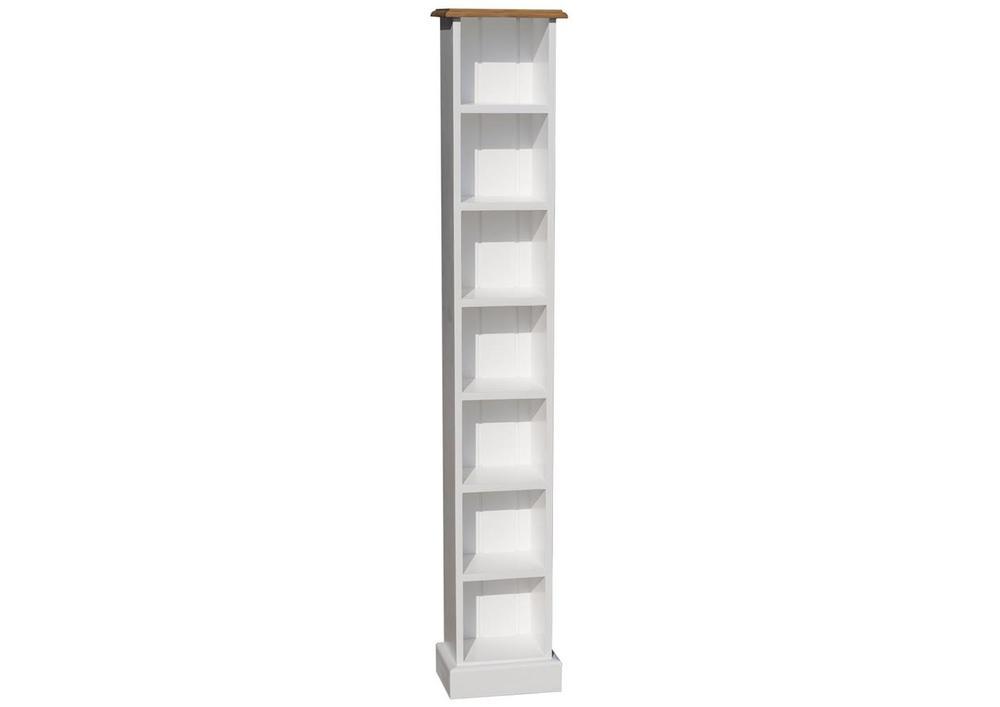 Colonne ouverte en pin massif blanc