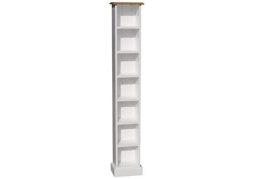 Colonne ouverte en pin massif blanc