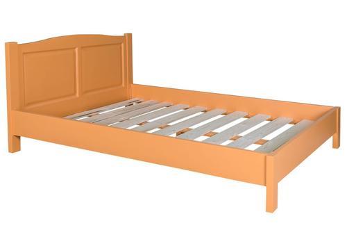 Lit en pin massi orange